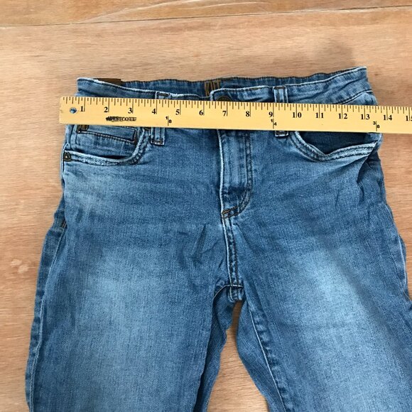 Kut from the Kloth Jeans Women Size 4 Blue Denim Raw Cuff Mid Rise Medium Wash - Picture 8 of 9